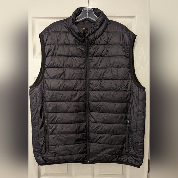Bear River Men's packable Vest Dark Blue Quilted Full Zip Outdoors Men's sz 2XL - Picture 1 of 5